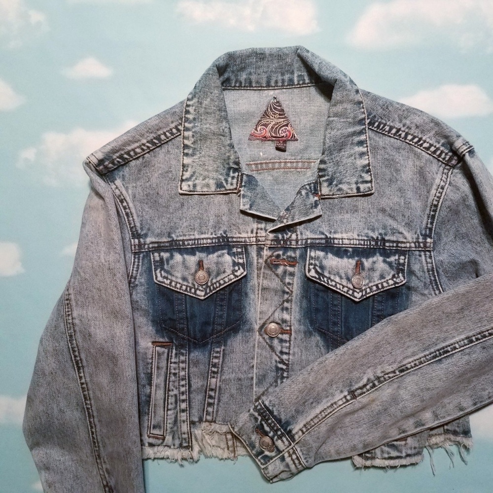 Cropped Jean jacket - Picture 2 of 2